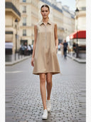 Zip Up Front Adjustable Bottom Dress