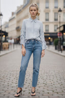 SIENNA DRAWSTRING SLEEVE BLOUSE