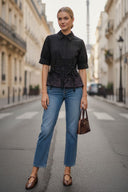 ELLA CRYSTAL ADJUSTABLE STRAP SHIRT