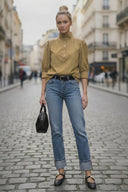 GISELLE HIGH NECK BLOUSE