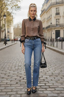 OLIVIA DETACHABLE COLLAR BLOUSE