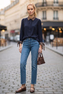 OLIVIA DETACHABLE COLLAR BLOUSE