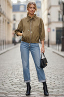 BIANCA DENIM ZIP UP JACKET
