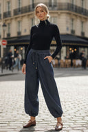 PIPER DRAWSTRING DENIM PANTS