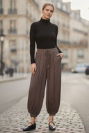SADIE WIDE-LEG HAREM PANTS