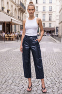 CELINE ALLIGATOR BARREL PANTS