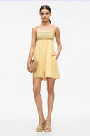 MULTI SMOCKING DETAIL ROMPER