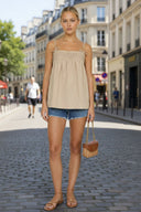 CUMBERBUND YOKE TANK TOP