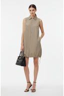 Zip Up Front Adjustable Bottom Dress