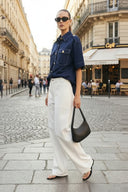 Oversized Half Sleeve Stitch Jacket