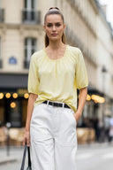 Button Front Detail Blouse