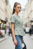 CONTOUR ZIP BLOUSE