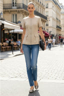 CONTOUR ZIP BLOUSE