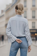 SIENNA DRAWSTRING SLEEVE BLOUSE