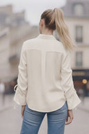 SIENNA DRAWSTRING SLEEVE BLOUSE