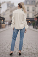 SIENNA DRAWSTRING SLEEVE BLOUSE