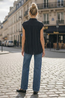 BACK PLEATING TOP
