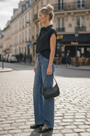 BACK PLEATING TOP