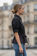ELLA CRYSTAL ADJUSTABLE STRAP SHIRT