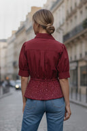 ELLA CRYSTAL ADJUSTABLE STRAP SHIRT