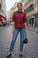 ELLA CRYSTAL ADJUSTABLE STRAP SHIRT