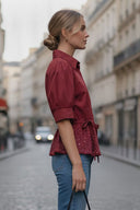 ELLA CRYSTAL ADJUSTABLE STRAP SHIRT