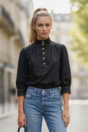 GISELLE HIGH NECK BLOUSE