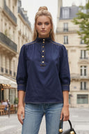 GISELLE HIGH NECK BLOUSE