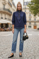 GISELLE HIGH NECK BLOUSE