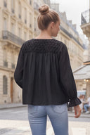 SOPHIA HANDCRAFTED HONEYCOMB BLOUSE