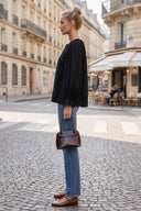SOPHIA HANDCRAFTED HONEYCOMB BLOUSE