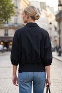 GIA STUDED ELASTIC BACK BLOUSE