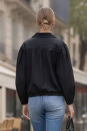 GIA STUDED FRONT TIE BLOUSE