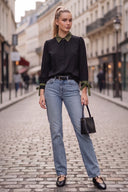 OLIVIA DETACHABLE COLLAR BLOUSE