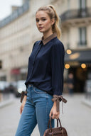 OLIVIA DETACHABLE COLLAR BLOUSE