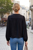 LANA BRAIDED GOLD BEAD BLOUSE