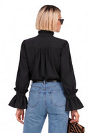 DEMI RUFFLE SLEEVE BLOUSE