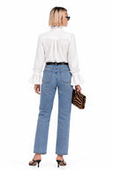 DEMI RUFFLE SLEEVE BLOUSE