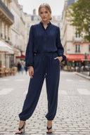 MIA BUBBLE SLEEVE BLOUSE