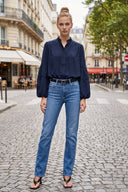 MIA BUBBLE SLEEVE BLOUSE
