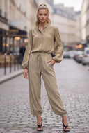 MIA BUBBLE SLEEVE BLOUSE