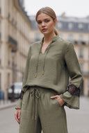 NINA BELL SLEEVE BLOUSE BLOUSE