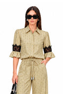 JENNY LACE INSERT BLOUSE
