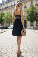 Multi-Color Smocking MinI Dress