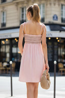 Multi-Color Smocking MinI Dress