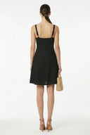 WAIST APPLIQUE DRESS