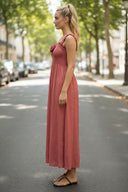 BELLA ROSA SMOCKED MAXI DRESS
