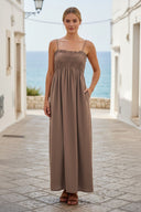 COCO SMOCKED MAXI DRESS