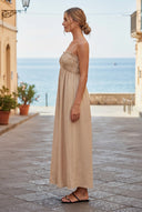 COCO SMOCKED MAXI DRESS