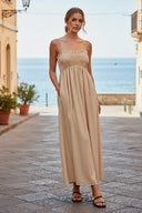 COCO SMOCKED MAXI DRESS